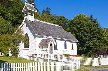 Historic Anglican Church, Alert Bay, British Columbia, Canada, North America 