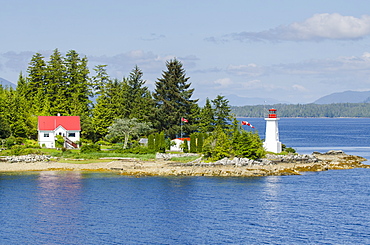 Dryad Point Lightstation, Bella Bella, Inside Passage, British Columbia, Canada, North America 