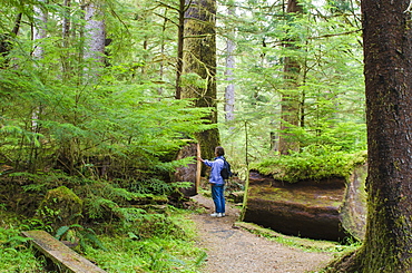 Hiking in Naikoon Provincial Park, Haida Gwaii (Queen Charlotte Islands), British Columbia, Canada, North America 