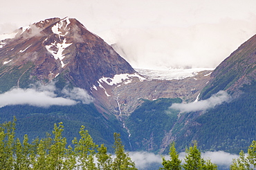 Hudson Bay Mountain and Kathlyn Glacier, Smithers, British Columbia, Canada, North America 