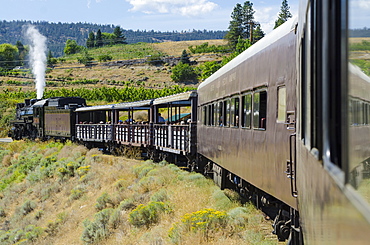 Kettle Valley Steam Railway, Summerland, British Columbia, Canada, North America 