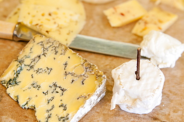 Cheeses at Farm House Natural Cheeses factory, Agassiz, British Columbia, Canada, North America