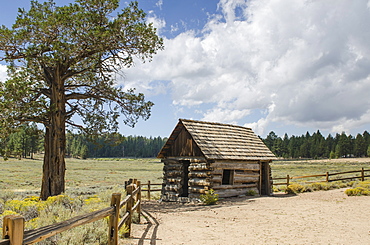 Van Dusen Cabin Bellville, Big Bear Lake, California, United States of America, North America 