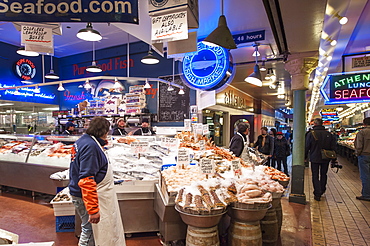 Pikes Place Market, Seattle, Washington State, United States of America, North America 