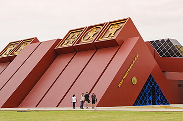 Museum of the Royal Tombs of Sipan (Museo de Las Tumbes Reales de Sipan) near Chiclayo in Lambayeque, Peru, South America