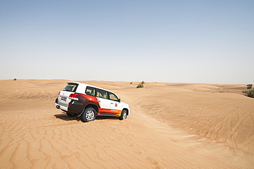 Desert safari outside Dubai, United Arab Emirates, Middle East