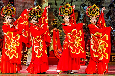 Tang Dynasty Stage Show, XIan, China, Asia