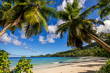 Petit Police Bay Beach, Mahe, Republic of Seychelles, Indian Ocean, Africa