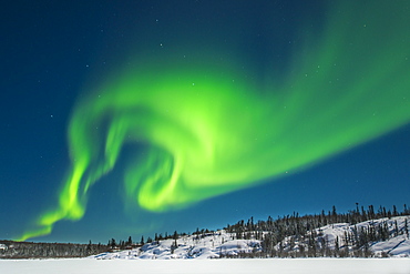 Aurora Borealis (Northern Lights), Yellowknife, Northwest Territories, Canada, North America