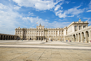 Courtyard of the Royal Palace, Madrid, Spain, Europe