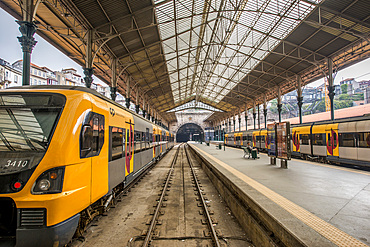 Saint Benedict Train Station (Estacao de Sao Bento). Porto, Portugal.