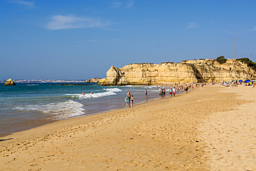 Praia da Rocha beach, Portimao, Algrave, Portugal.