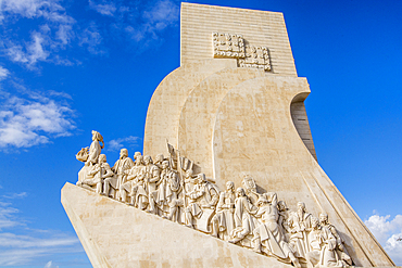 The Monument of the Discoveries along the Tagus River, Lisbon, Portugal.