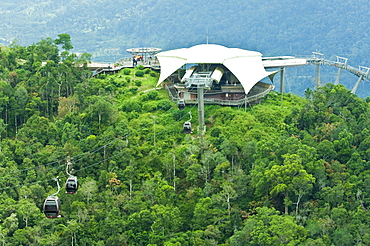 Canopy cable car tour, Langkawi Island, Malaysia, Southeast Asia, Asia