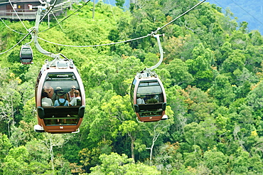 Canopy cable car tour, Langkawi Island, Malaysia, Southeast Asia, Asia