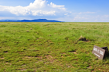 Wagon ruts at Fort Union National Monument and Santa Fe National Historic Trail, New Mexico, United States of America, North America