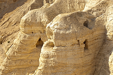 Qumran caves, Israel, Middle East