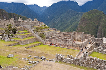 Inca ruins, Machu Picchu, UNESCO World Heritage Site, Peru, South America