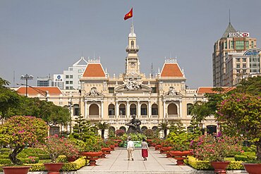 Vietnam, Ho Chi Minh City, Peoples Committee Building formerly Hotel de Ville.