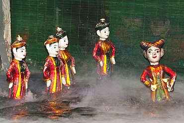 Vietnam, Hanoi, Thang Long Water Puppet Theatre.