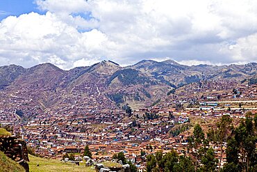 Peru, Cuzco, Overlooking the City.