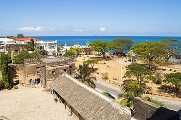 Tanzania, Zanzibar, Stone Town, he amphitheatre taken from the House of Wonders.