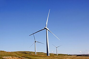 Environment, Power, Wind, Wind Farm on Moorland Cumbria England UK.