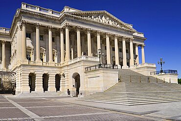 USA, Washington DC, Capitol Building, Angular iew of the House of Representatives.