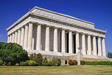 USA, Washington DC, National Mall, Lincoln Memorial, General view of the building.