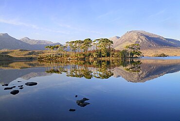 Ireland, County Galway, Connemara, Derryclare Lough.