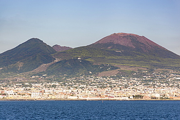 Italy, Campania, Naples, Mount Vesuvius.