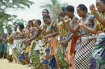 CONGO  Festivals Kimpese festival with students and teachers dancing  zaire