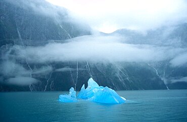 USA Alaska Near Juneau Iceberg seen from Sawyer Glacier