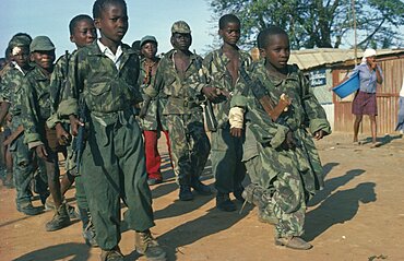 ANGOLA  Conflict Child soldiers