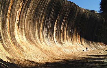 Australia Western Australia Wagin Wave Rock - Eroded Lava Tube Antipodean Aussie Australian Oceania Oz