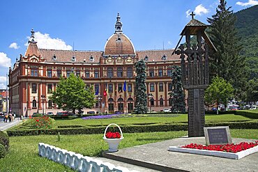 ROMANIA Transylvania Brasov District Council offices  Memorial to victims of 1989 revolution