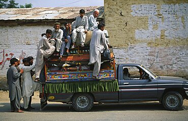 PAKISTAN  Mingora Crowded truck.