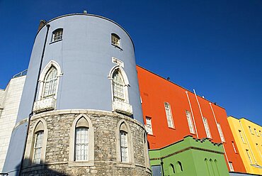 Dublin Castle featuring the Bedford Tower and a colourful section, Ireland, Eire