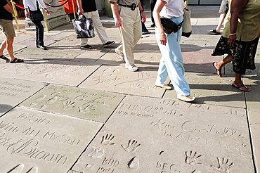 Footprints at Manns Chinese Theatre Hollywood, Grauman, United States of America