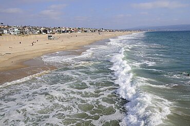 Beach views with surf Manhattan Beach, United States of America