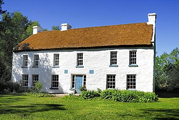 Ireland, County Tyrone, Omagh, Ulster American Folk Park, The Campbell House originally built in 1786