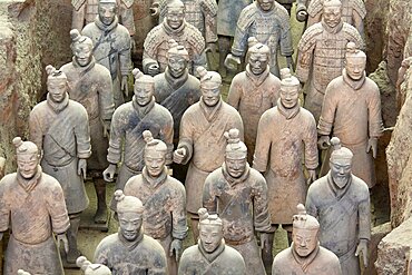 China, Shaanxi Province, Xian, Terracotta army.