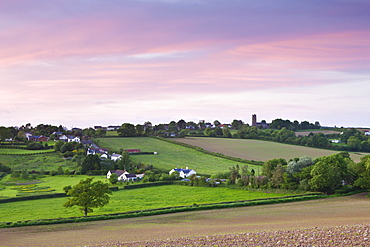 Rural village of Morchard Bishop in mid Devon, England, United Kingdom, Europe