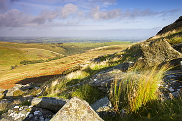 Northwest Dartmoor, viewed from Black Tor, Devon, England, United Kingdom, Europe