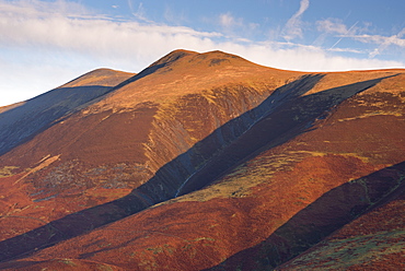 Skiddaw, the fourth highest mountain in England, Lake District National Park, Cumbria, England, United Kingdom, Europe