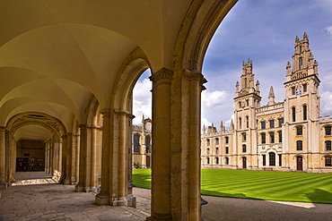 Historic All Souls College in Oxford, Oxfordshire, England, United Kingdom, Europe