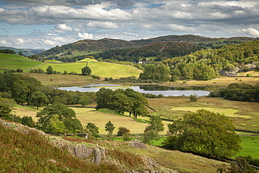 Little Langdale Valley in the Lake District National Park, UNESCO World Heritage Site, Cumbria, England, United Kingdom, Europe