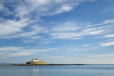 St. Cwyfan's Church near Aberffraw on Anglesey, North Wales, United Kingdom, Europe