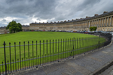 The Royal Crescent, Bath, UNESCO World Heritage Site, Somerset, England, United Kingdom, Europe