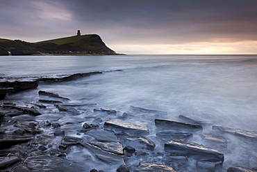 Kimmeridge Bay and Clavell Tower, Jurassic Coast, UNESCO World Heritage Site, Dorset, England, United Kingdom, Europe